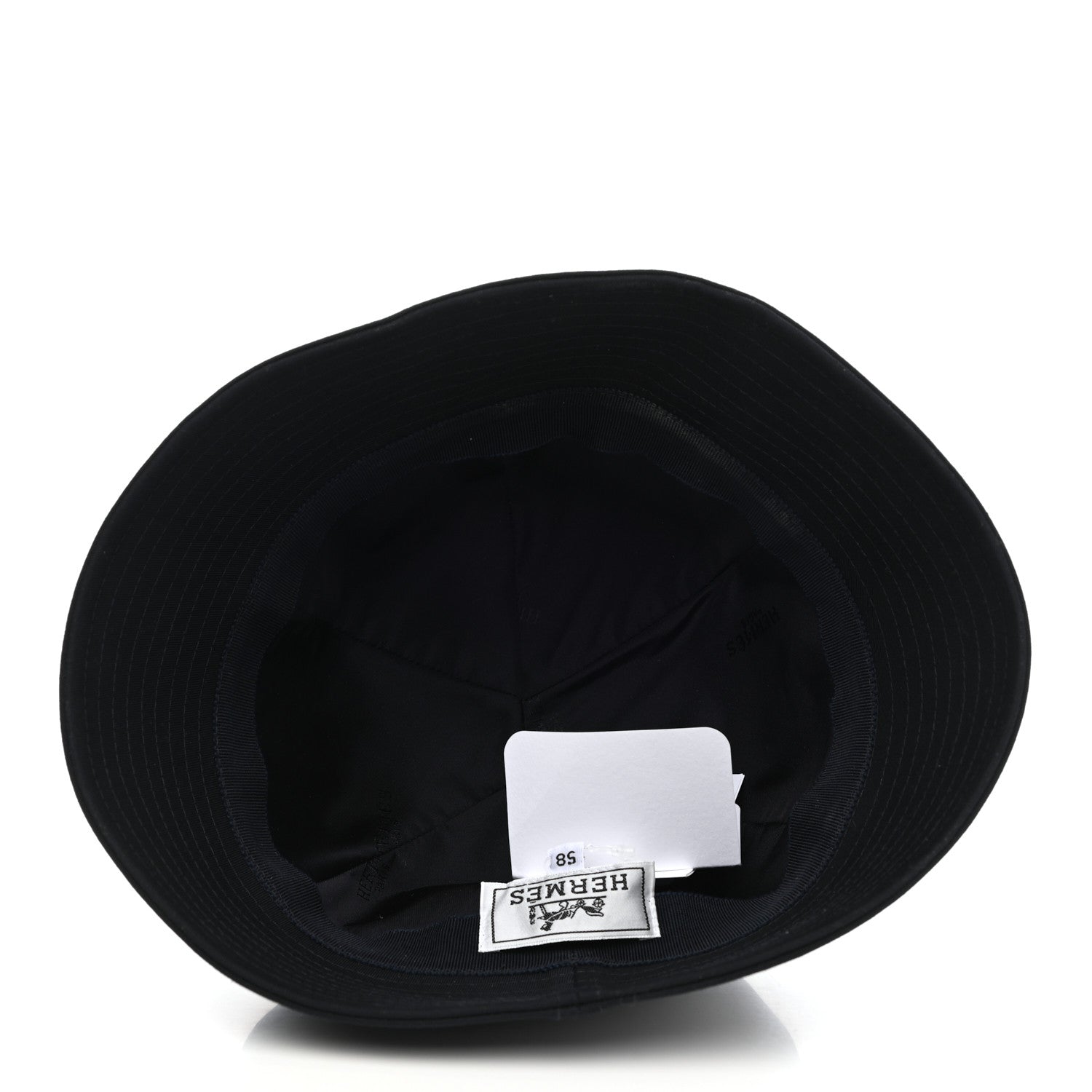 Hermes Cotton Mens Devon Bucket Hat 58 Marine 6 of 8