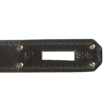 Hermes Veau Box Birkin 35 Black 12 of 28