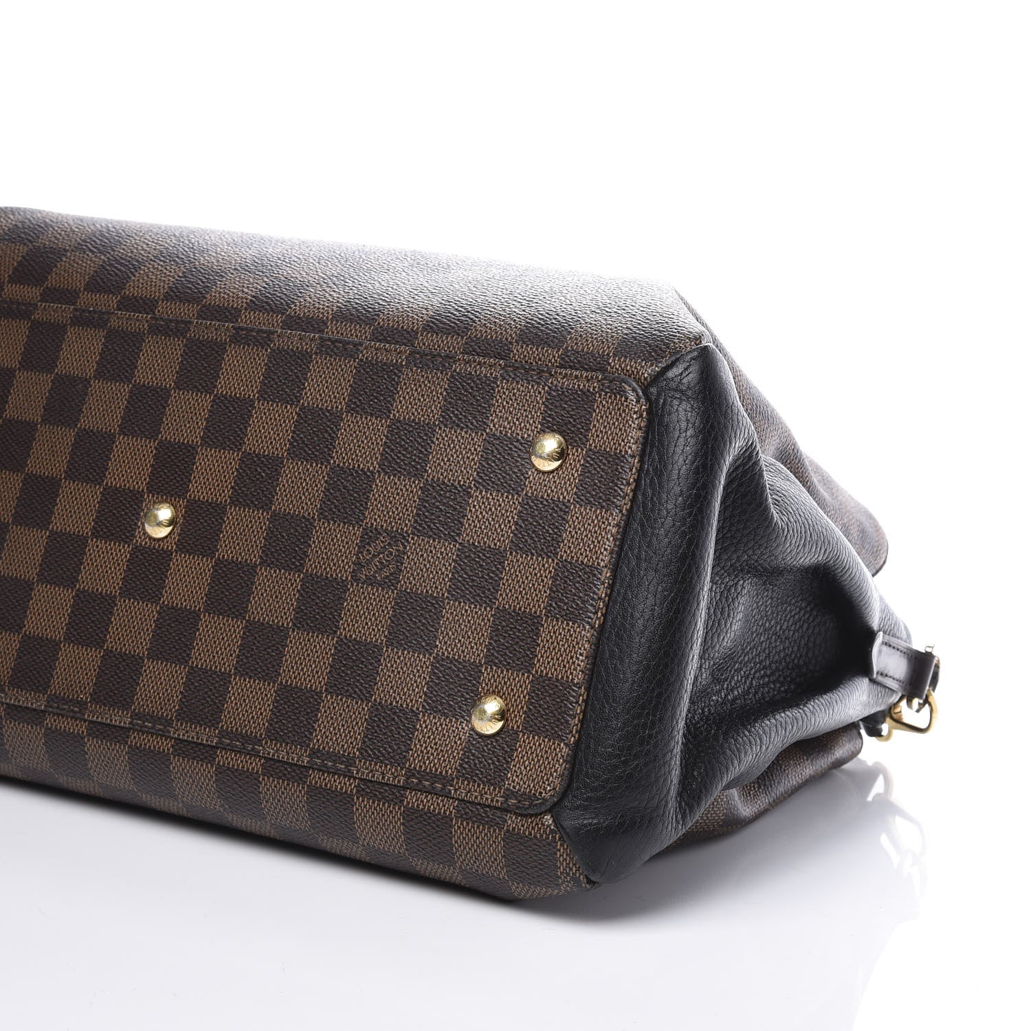 Louis Vuitton Cuir Taurillon Damier Ebene Normandy Black 6 of 10