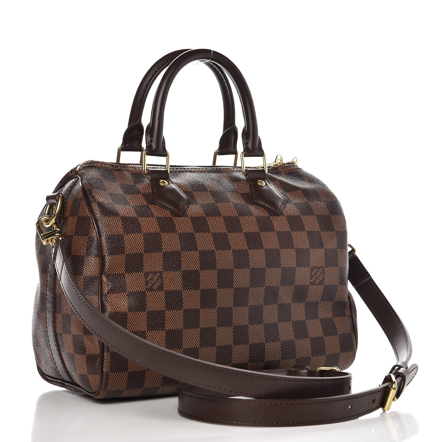 Louis Vuitton Damier Ebene Speedy Bandouliere 25 4 of 13