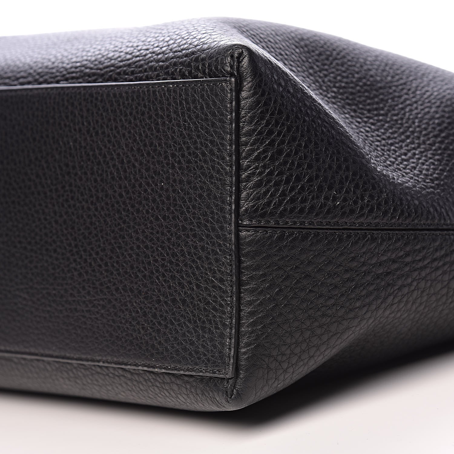 Valentino Garavani Grained Calfskin Rockstud Shoulder Tote Black 12 of 14
