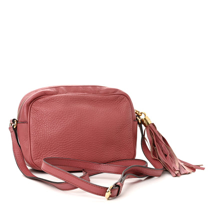 Gucci Pebbled Calfskin Small Soho Disco Bag Peonia Flower 3 of 12