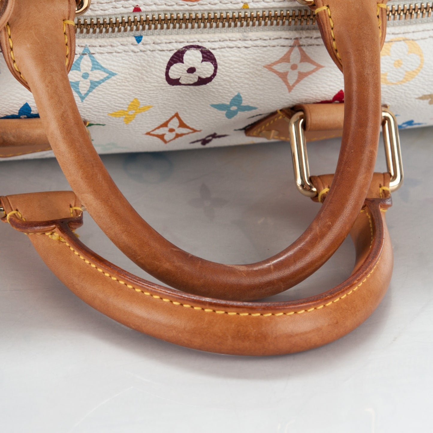 Monogram Multicolor Speedy 30 White
