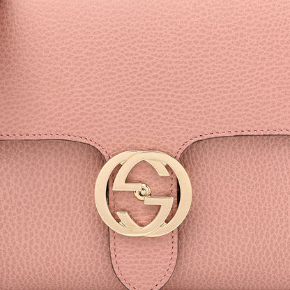 Gucci Dollar Calfskin Interlocking G Top Handle Shoulder Bag Soft Pink 8 of 13