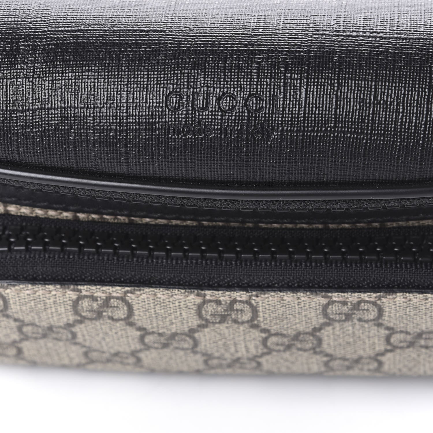 Gucci GG Supreme Monogram Belt Bag Black 10 of 10