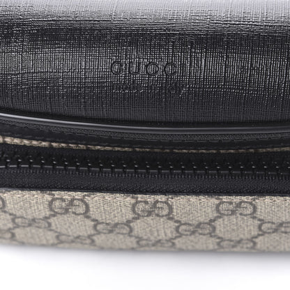 Gucci GG Supreme Monogram Belt Bag Black 10 of 10