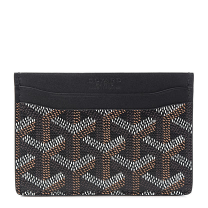 Goyard Goyardine Saint Sulpice Card Holder Black 1 of 6