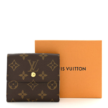 Louis Vuitton Monogram Fleuri Elise Wallet Rose 15 of 15