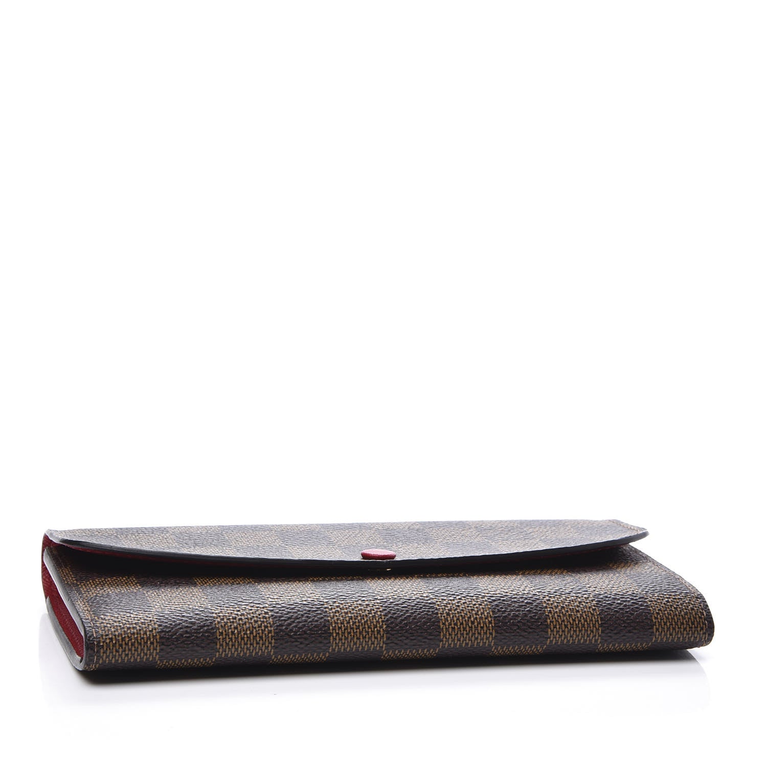 Louis Vuitton Damier Ebene Emilie Wallet Red 3 of 8