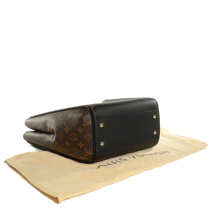 Louis Vuitton Calfskin Monogram Kimono Tote Black 4 of 7