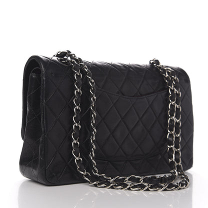 Chanel Lambskin Quilted Medium Double Flap Black 3 of 10