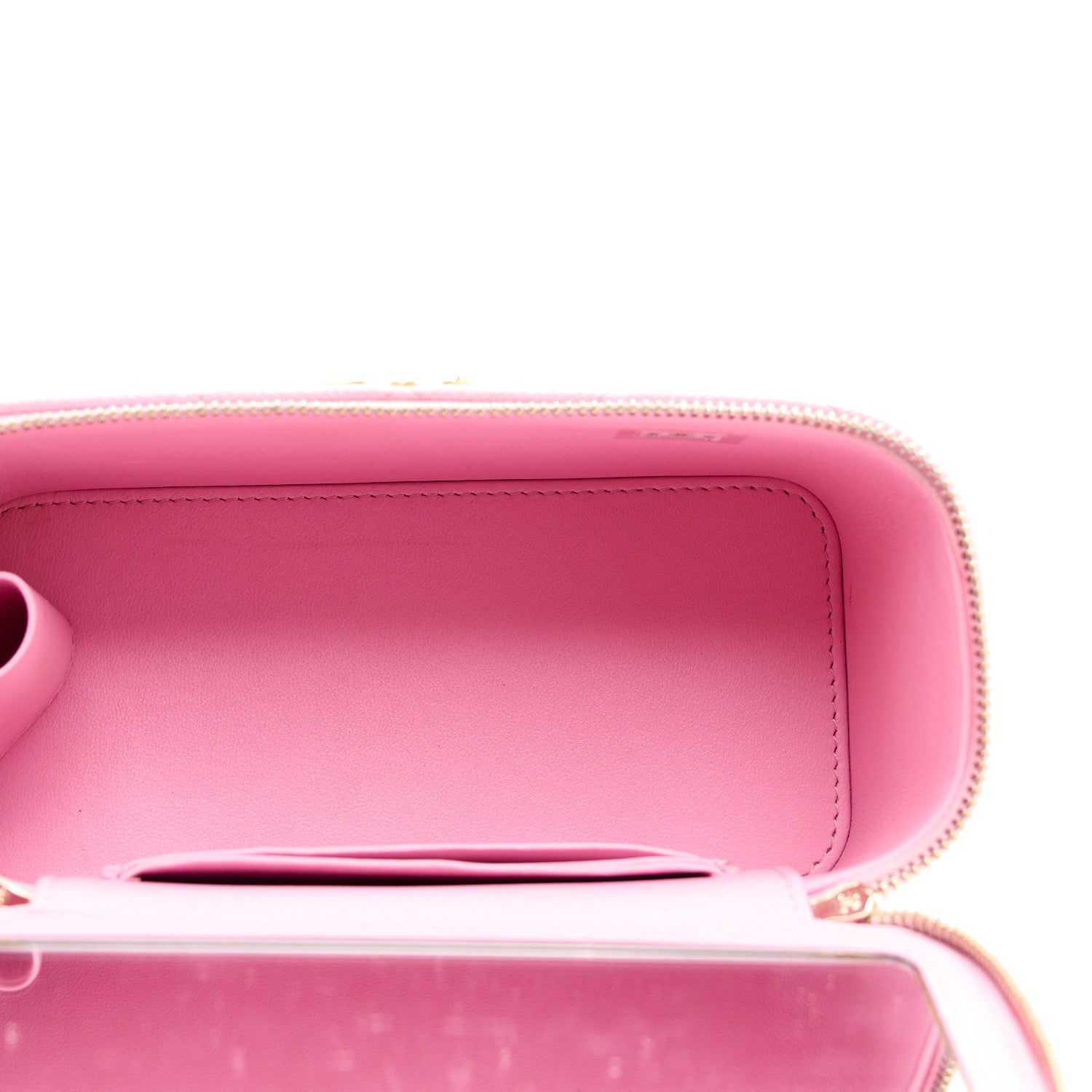 Chanel Caviar Quilted Sweetheart Vanity Case Pink 5 of 12