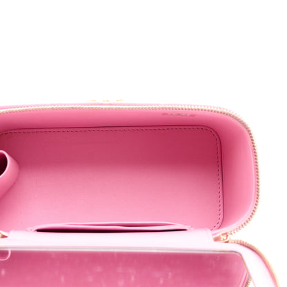 Chanel Caviar Quilted Sweetheart Vanity Case Pink 5 of 12