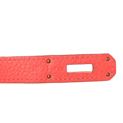 Hermes Togo Birkin 35 Rouge Pivoine 7 of 11