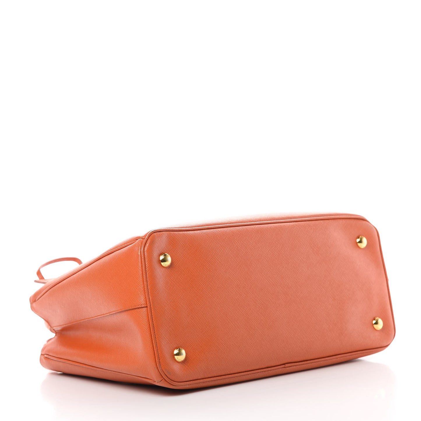 Saffiano Medium Galleria Double Zip Tote Papaya