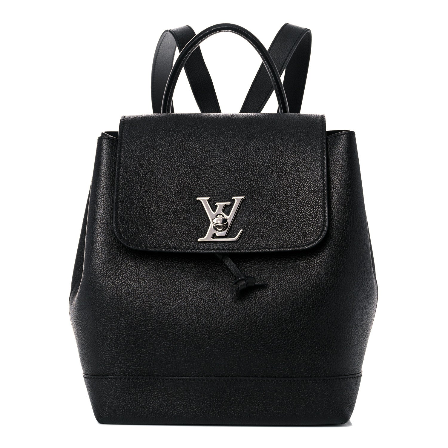Louis Vuitton Calfskin Lockme Backpack Black 1 of 16