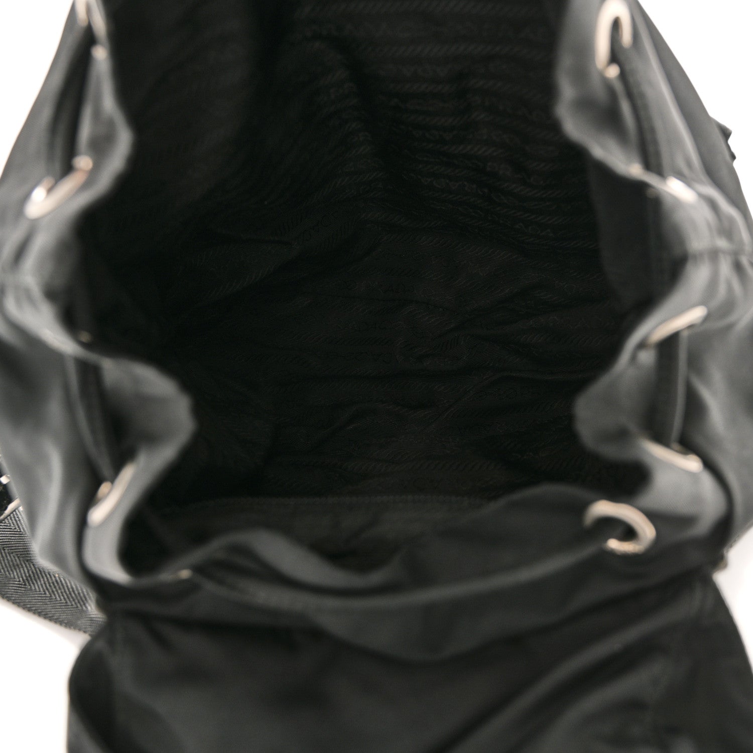 Prada Nylon Vela Small Backpack Black 5 of 9