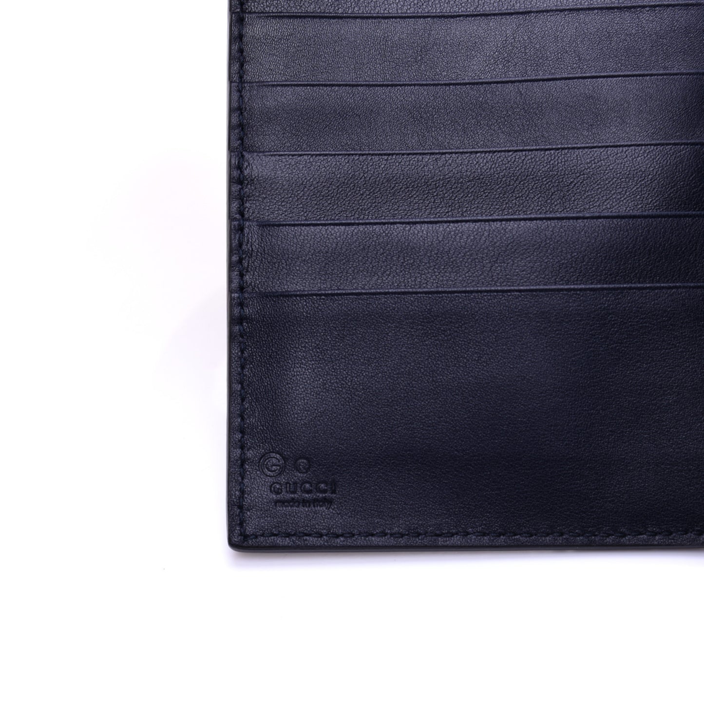 Microguccissima Passport Case Blue