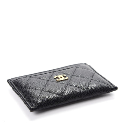 Chanel Caviar Quilted Card Holder Black 4 of 9