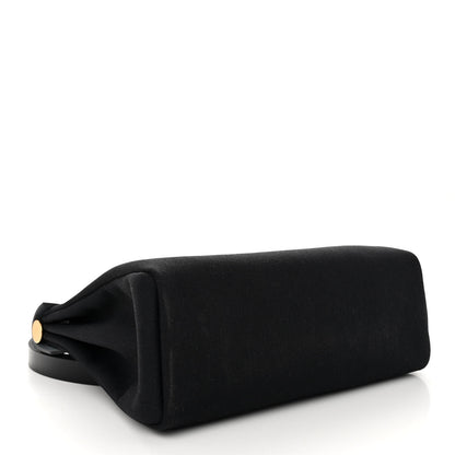 Hermes Military Toile Vache Hunter Herbag Zip PM 31 Black 4 of 9