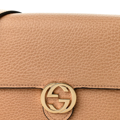 Gucci Dollar Calfskin Interlocking G Chain Wallet Camelia 7 of 9