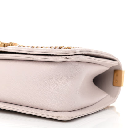 Chanel Caviar Quilted Chain Around Medium Boy Flap Light Purple 10 of 11