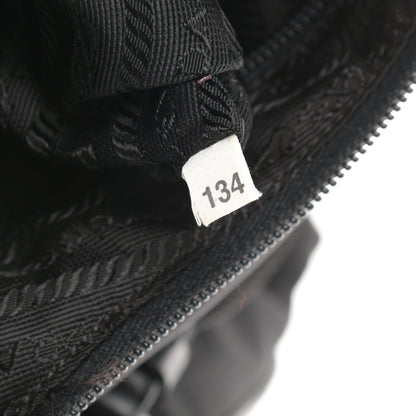 Prada Tessuto Nylon Shoulder Bag Black 7 of 12