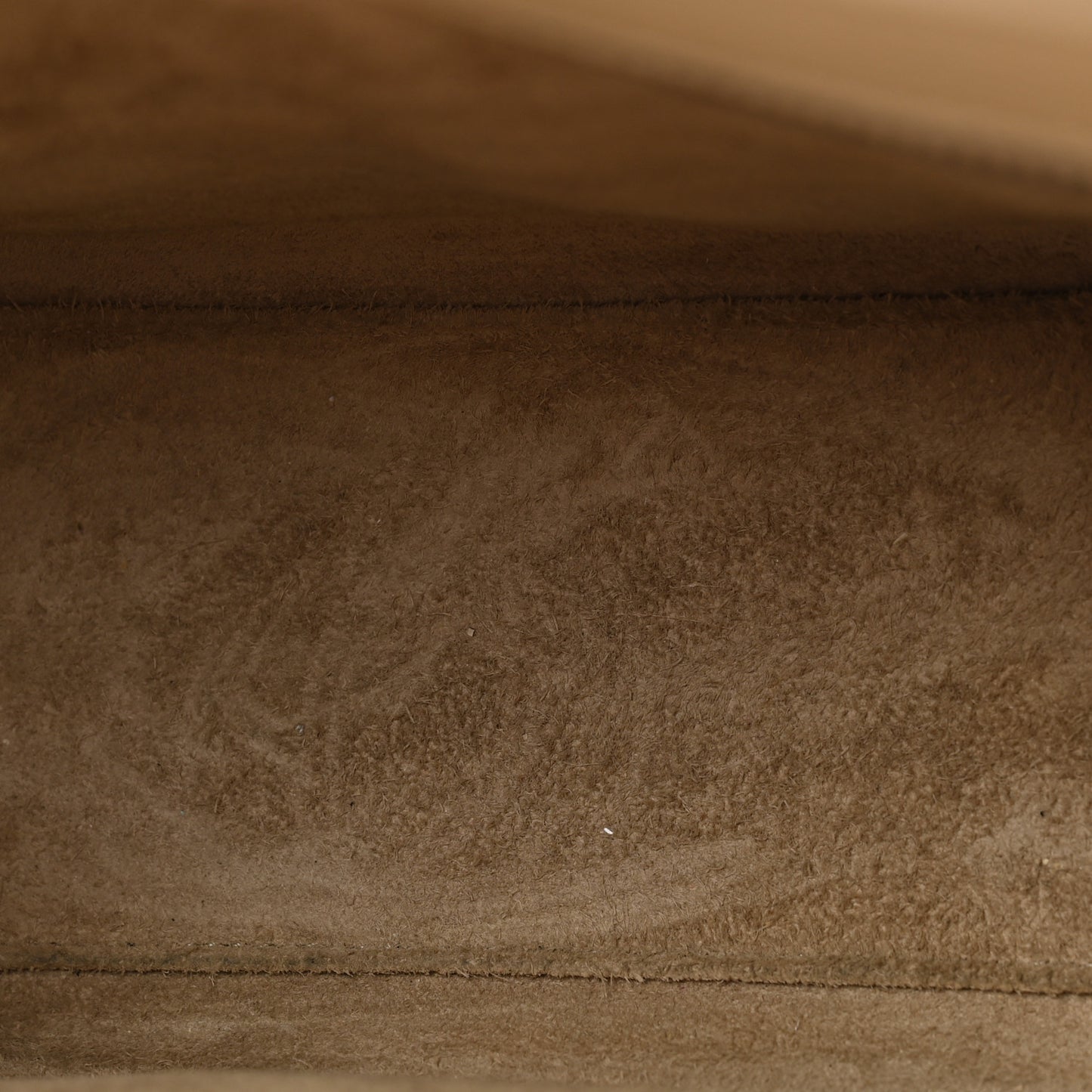 Drummed Calfskin Nano Luggage Dune