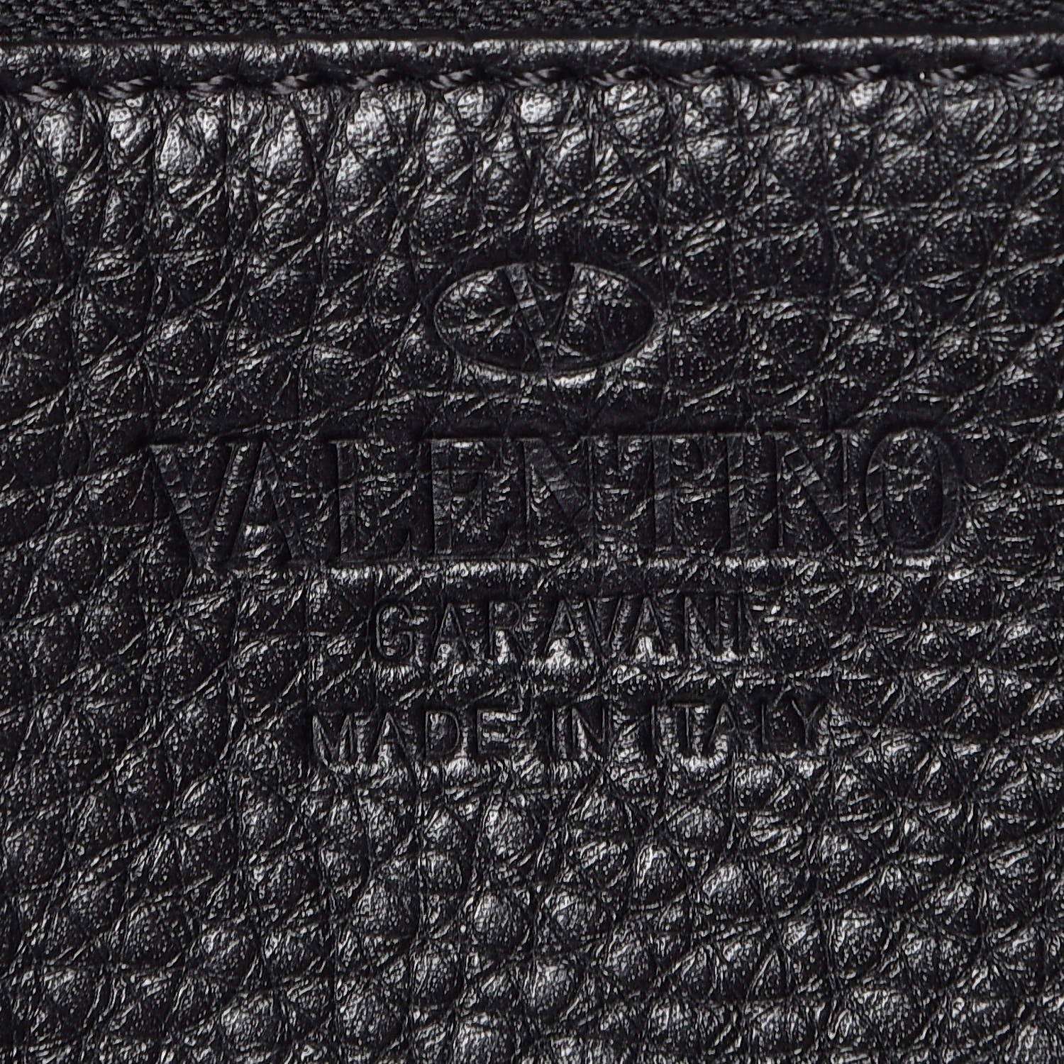 Valentino Garavani Pebbled Calfskin Large Rockstud Flip-Lock Messenger Bag Black 6 of 9