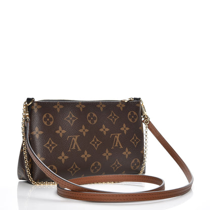 Louis Vuitton Monogram Pallas Clutch Black 3 of 8