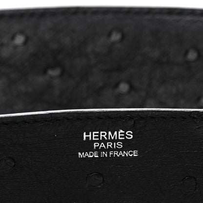 Hermes Ostrich Birkin 30 Black 22 of 41