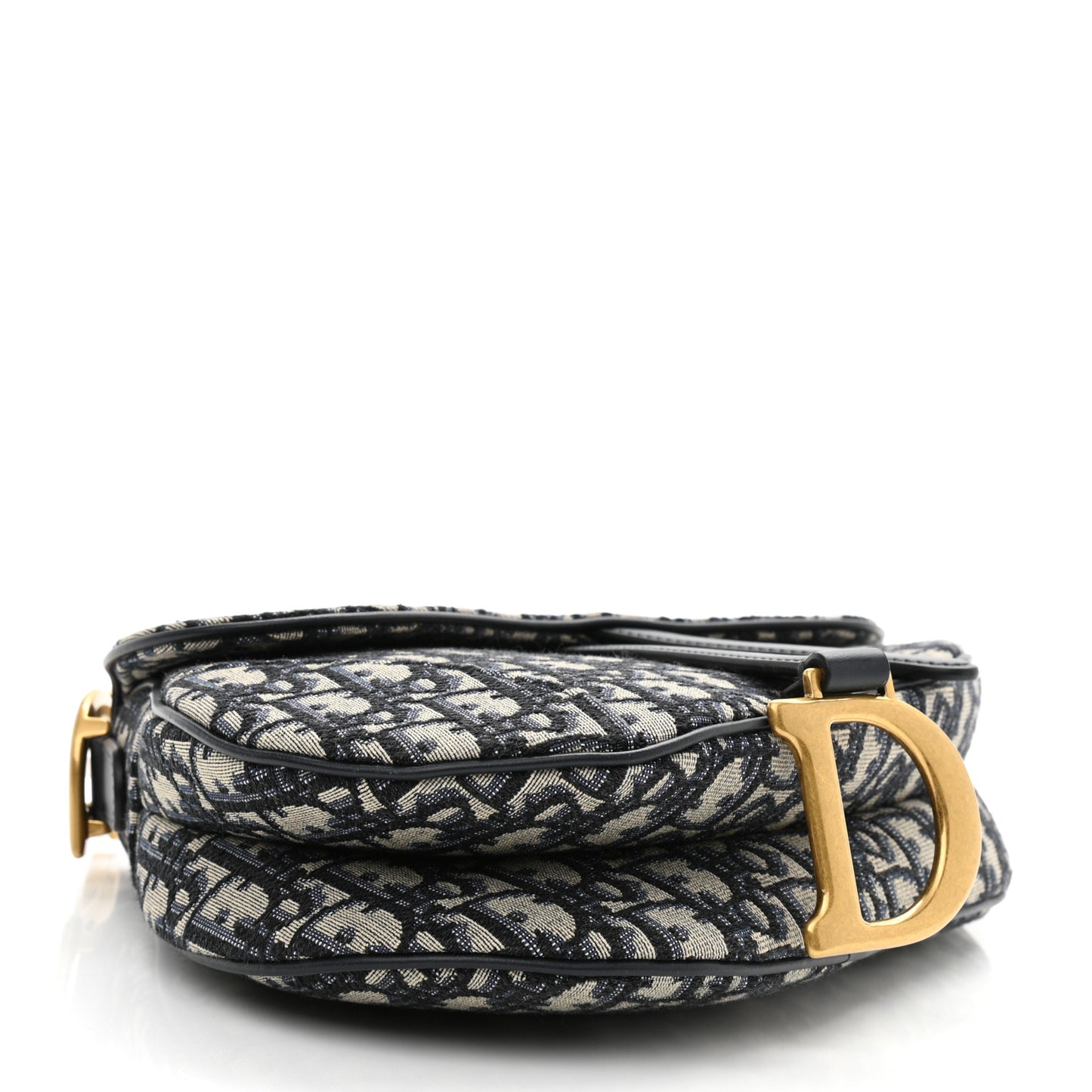 Oblique Saddle Bag Blue