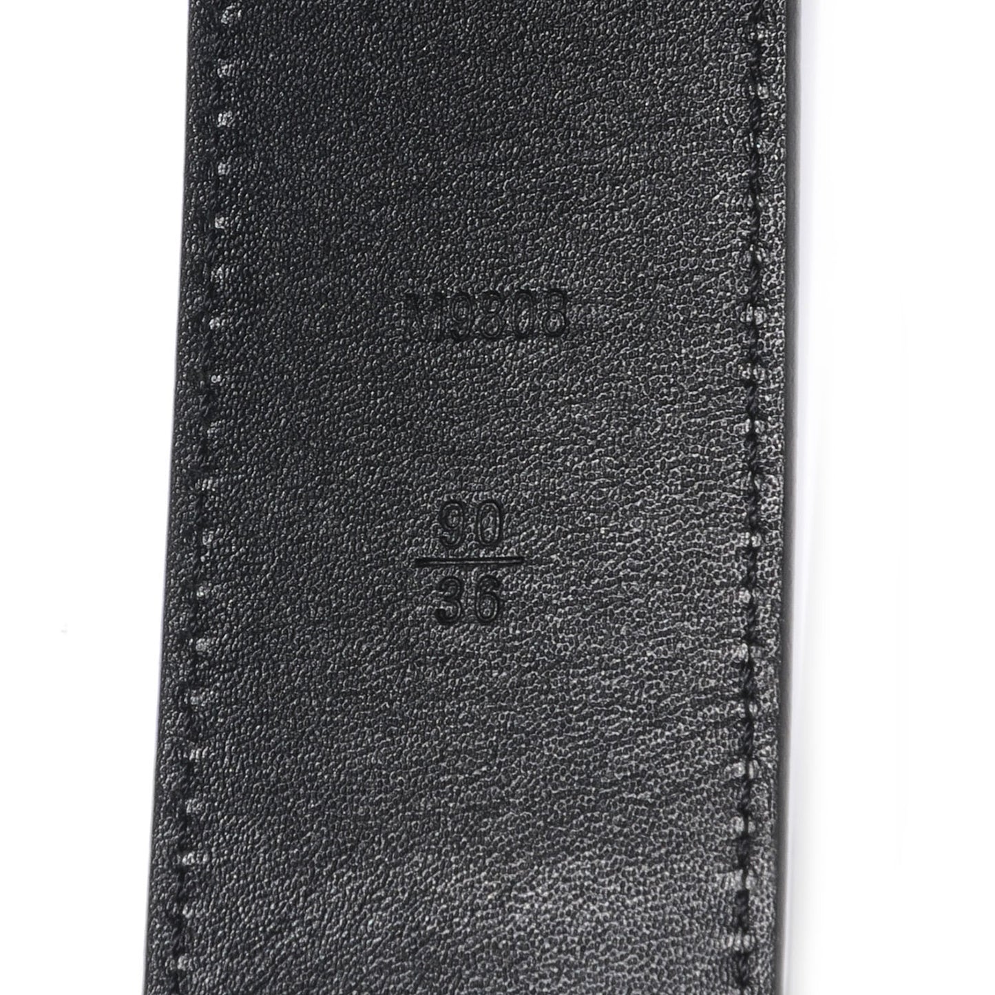 Damier Graphite LV Initiales Belt 90 36