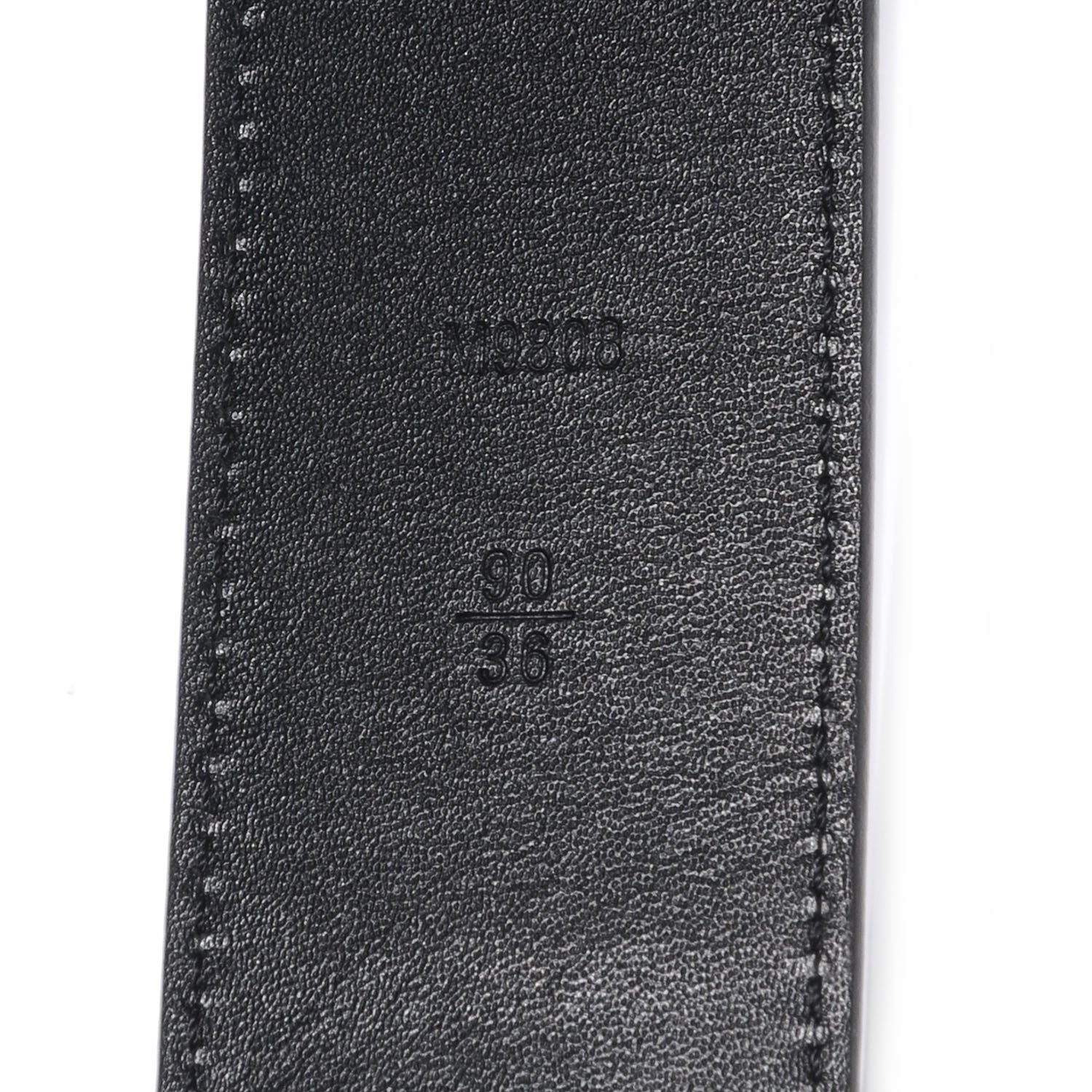 Louis Vuitton Damier Graphite LV Initiales Belt 90 36 5 of 6