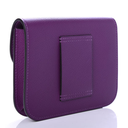 Hermes Evercolor Constance Slim Wallet Anemone 4 of 10