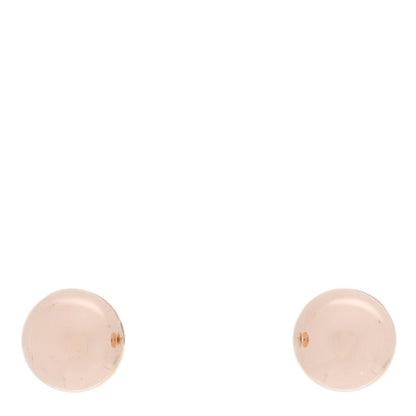 Tiffany 18K Rose Gold 8mm HardWear Ball Earrings 1 of 4