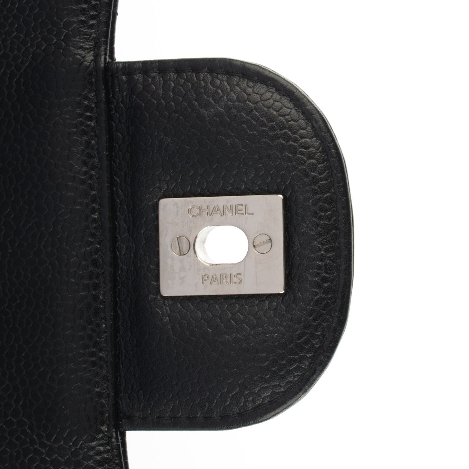 Chanel Caviar Quilted Jumbo Single Flap Black 5 of 8