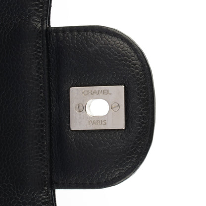 Chanel Caviar Quilted Jumbo Single Flap Black 5 of 8