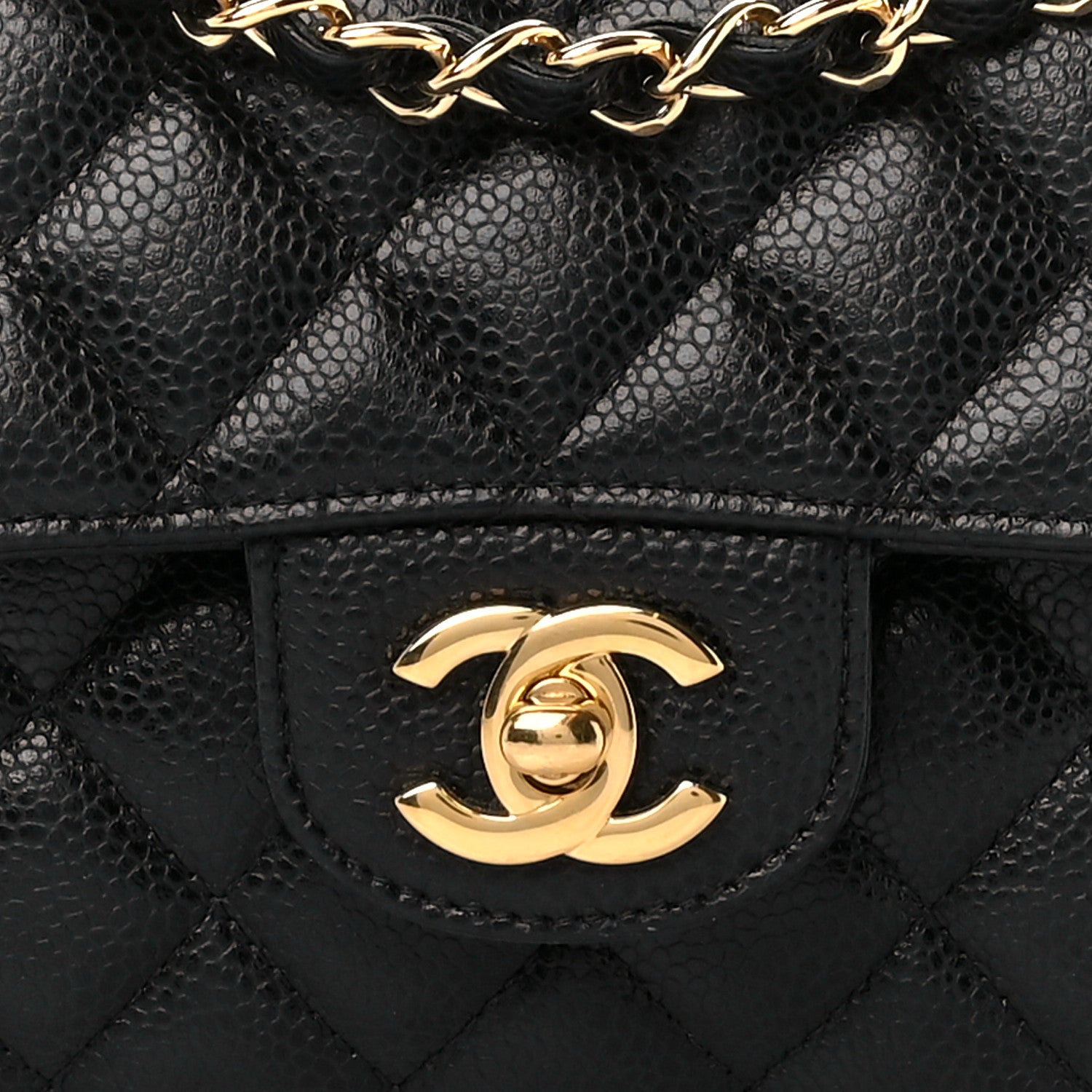 Chanel Caviar Quilted Small Double Flap Black 9 of 11