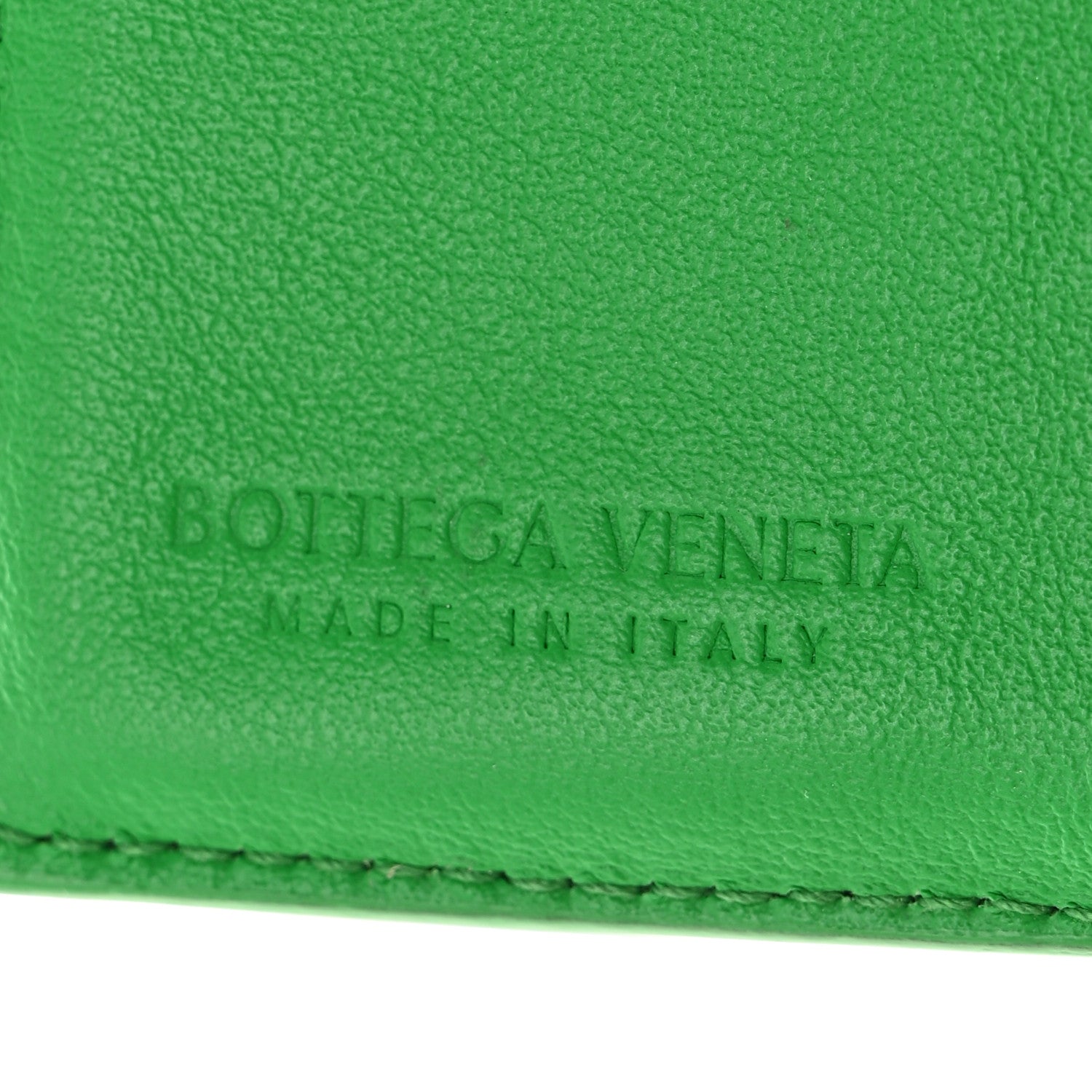 Bottega Veneta Calfskin Point Lock Card Case 6 of 8