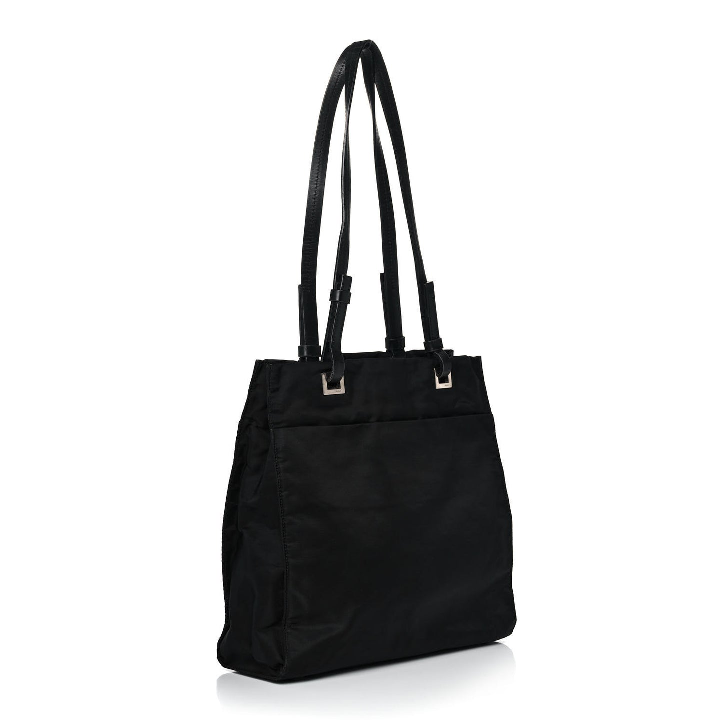 Nylon Vela Shopping Tote Black