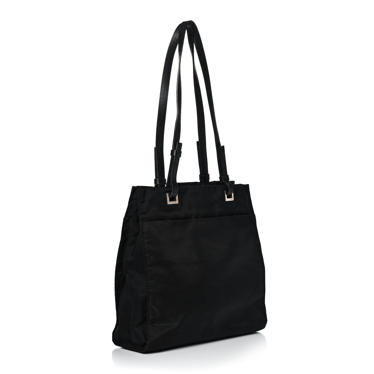 Prada Nylon Vela Shopping Tote Black 2 of 12