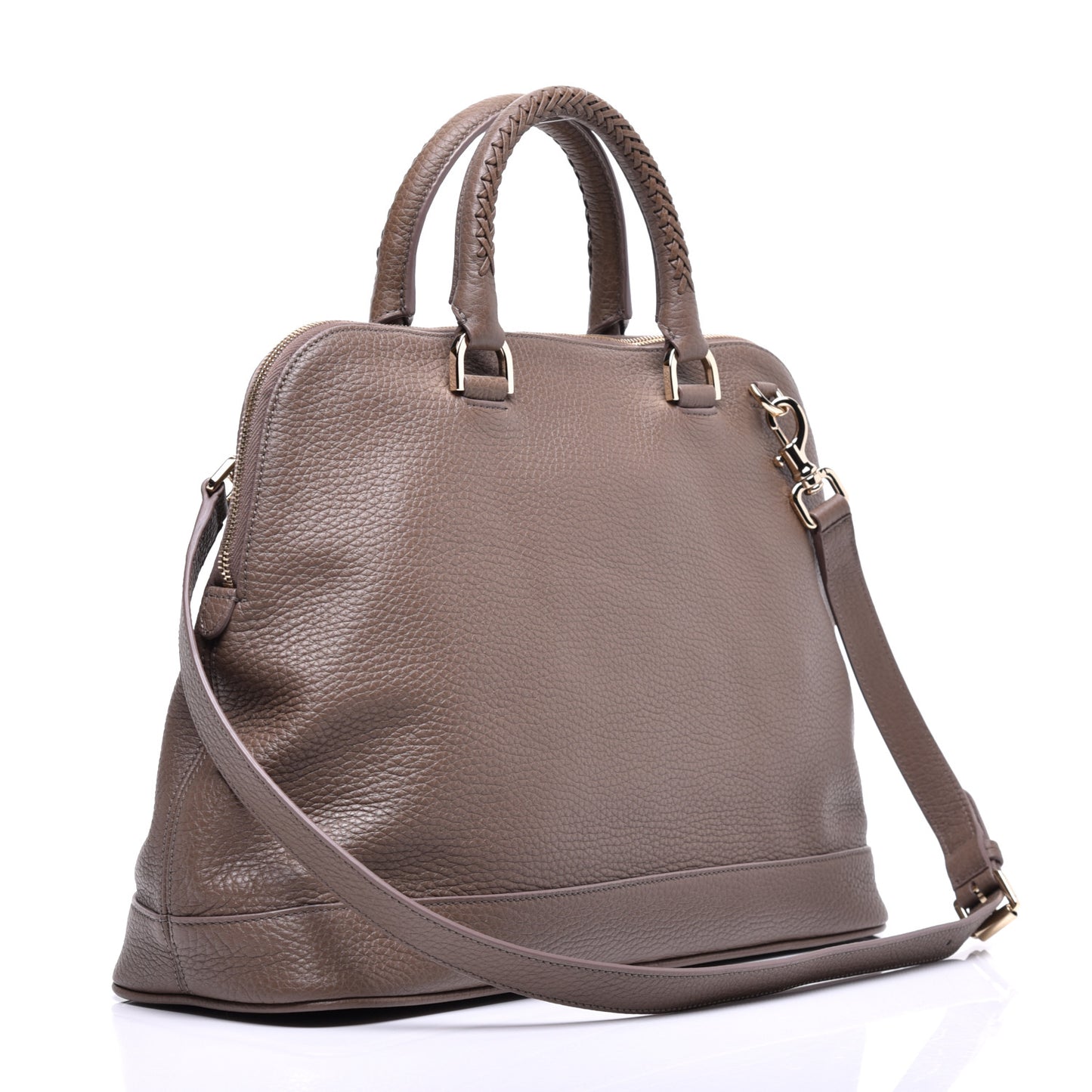 Soft Grain Calfskin Double Handle Pembridge Taupe