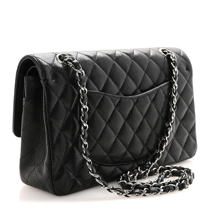 Chanel Caviar Quilted Medium Double Flap Black 3 of 10