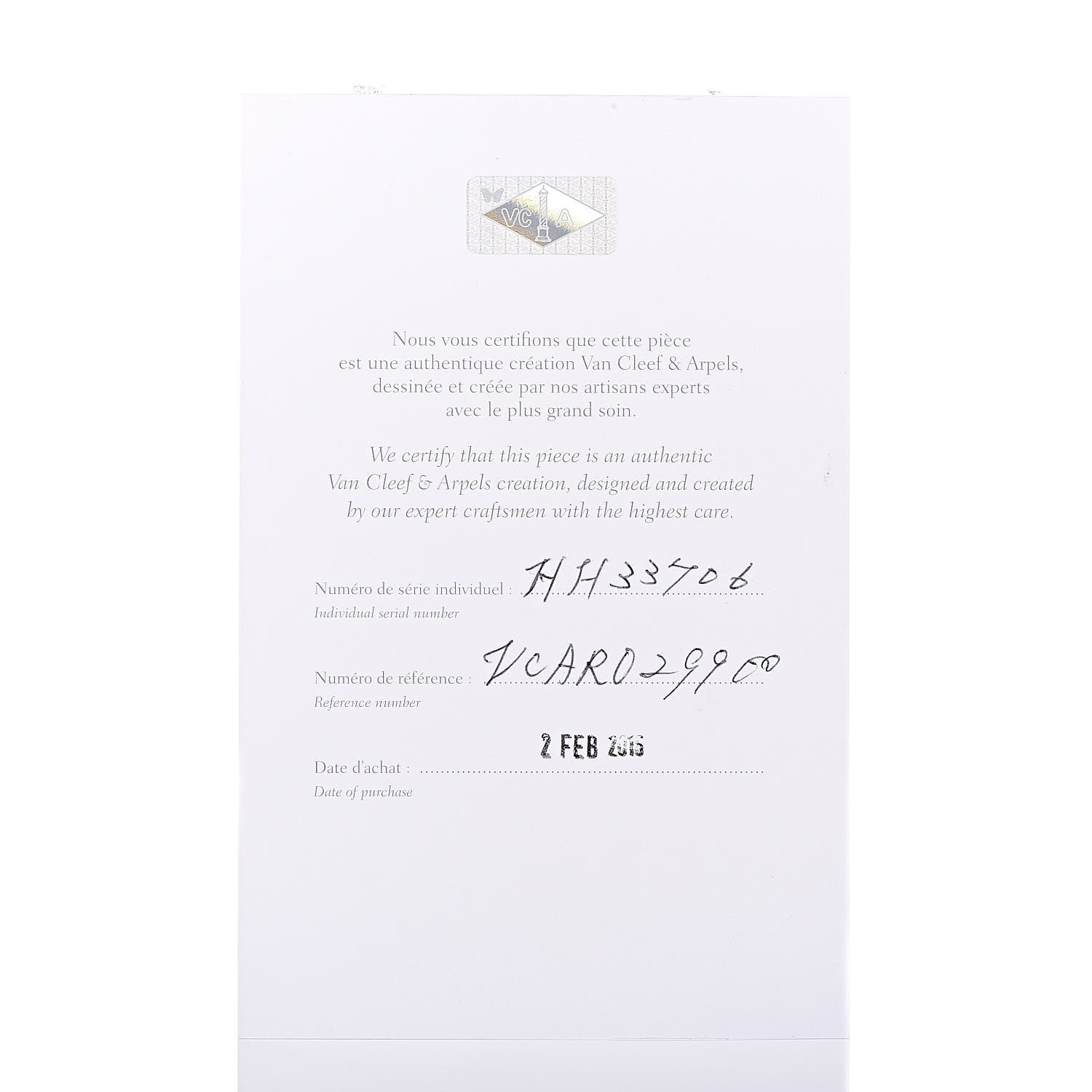 Van Cleef & Arpels 18K White Gold Satin Diamond Pave Bezel 25mm Charms Quartz Watch 11 of 11