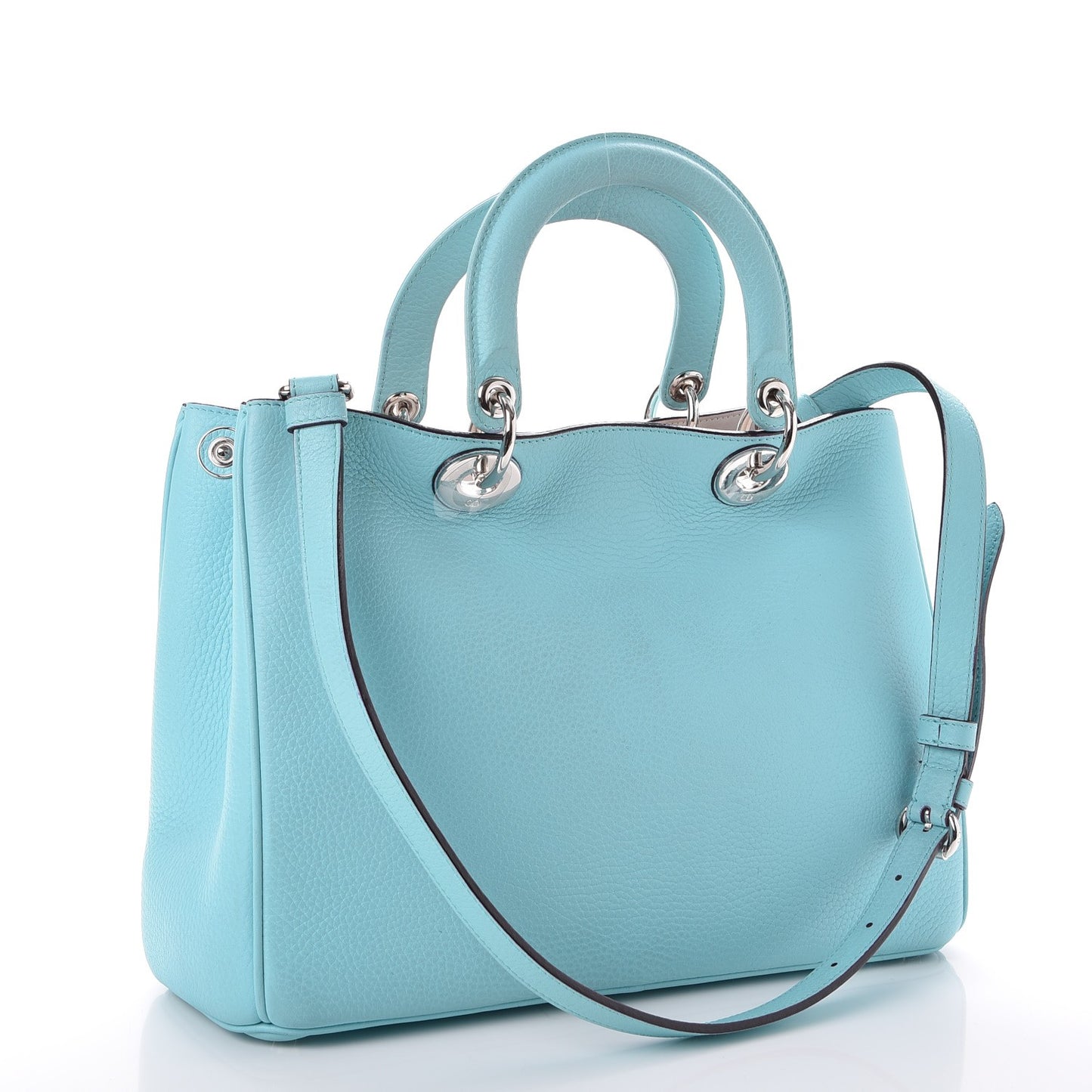 Bullcalf Medium Diorissimo Tote Blue