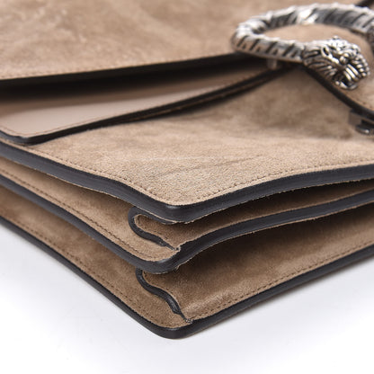 Gucci Suede Medium Dionysus Shoulder Bag Taupe 5 of 9