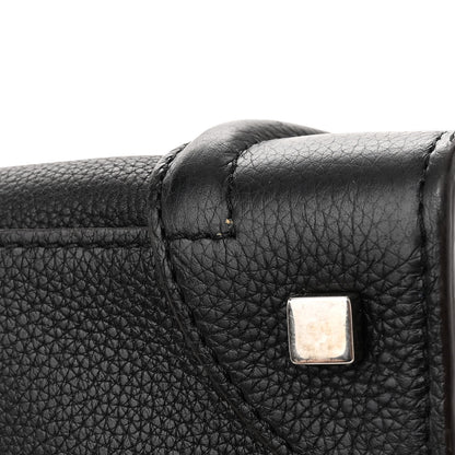 Celine Drummed Calfskin Mini Luggage Black 12 of 13