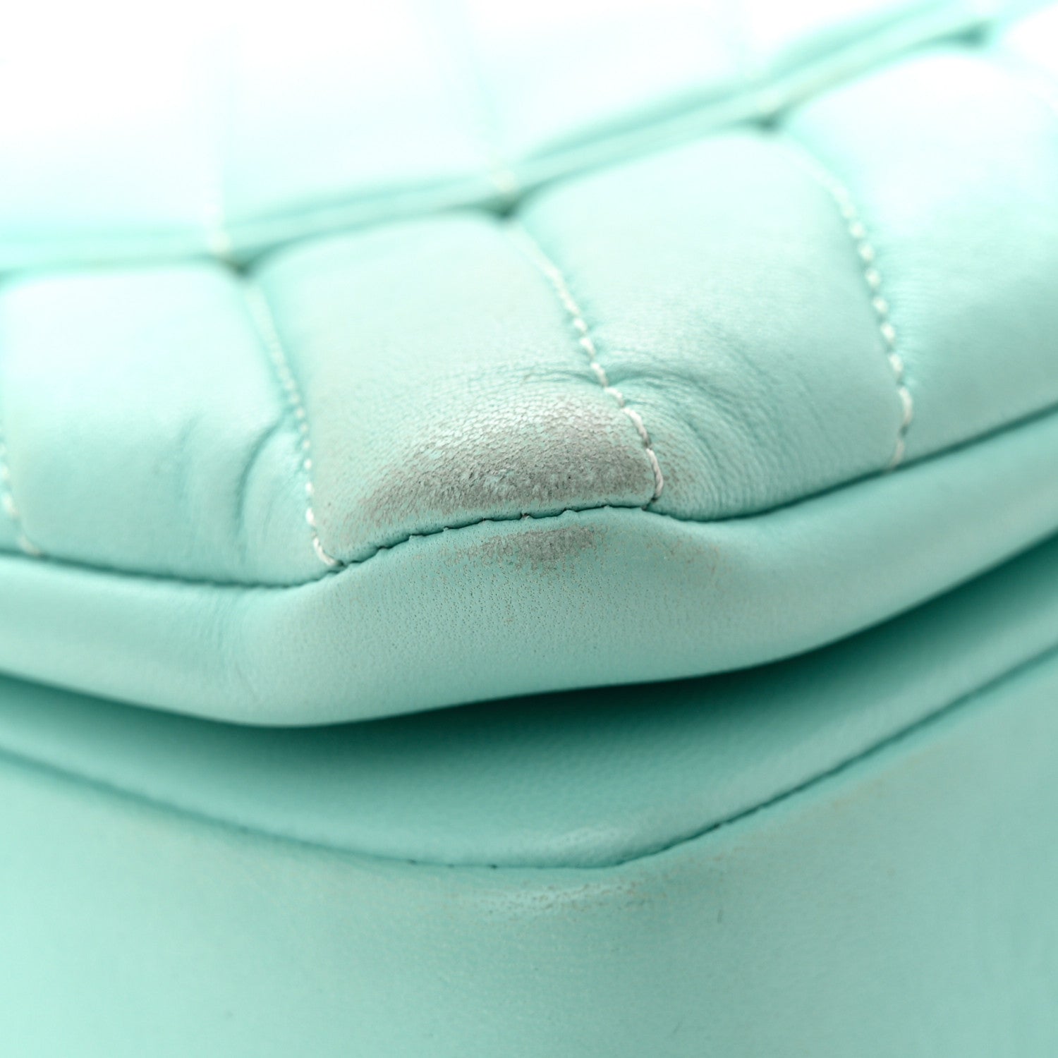 Chanel Lambskin Chevron Quilted Small Trendy CC Dual Handle Flap Bag Light Green 11 of 17
