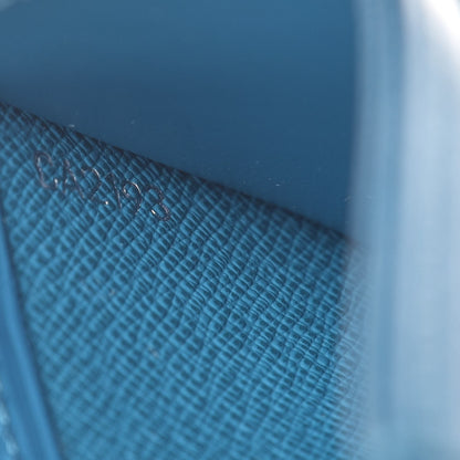 Louis Vuitton Epi Card Holder Cyan 7 of 7